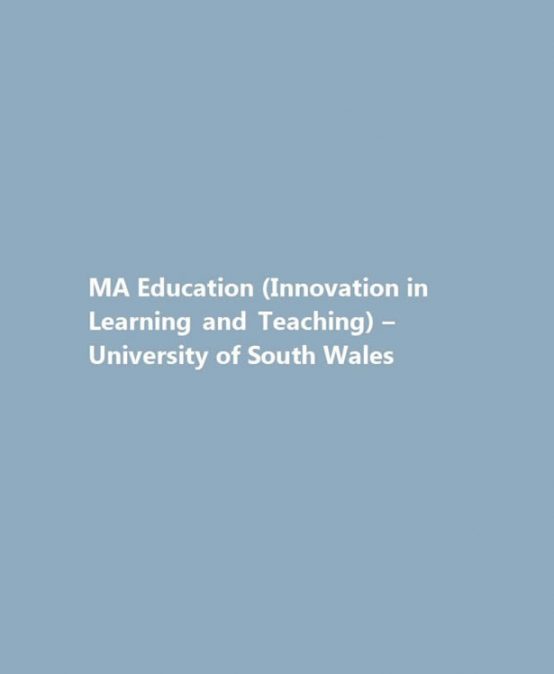 MA Education (Innovation in Learning and Teaching)